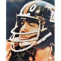 Sam Huff New York Giants Signed 16x20 Glossy Photo JSA Authenticated