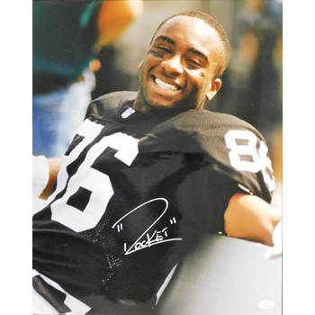 Raghib Rocket Ismail Oakland Raiders Signed 16x20 Glossy Photo JSA Authenticated