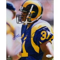 Steve Israel Los Angeles Rams Signed 8x10 Glossy Photo JSA Authenticated