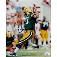 Chris Jacke Green Bay Packers Signed 8x10 Glossy Photo JSA Authenticated