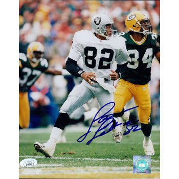 James Jett Oakland Raiders Signed 8x10 Glossy Photo JSA Authenticated