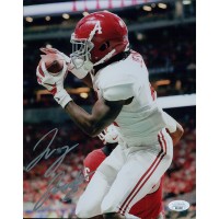 Jerry Jeudy Alabama Crimson Tide Signed 8x10 Matte Photo JSA Authenticated