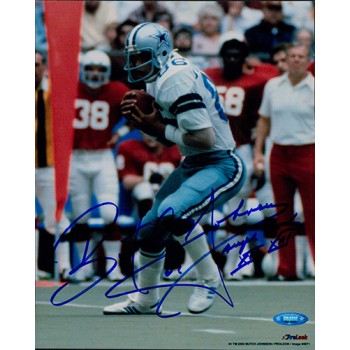 Butch Johnson Dallas Cowboys Signed 8x10 Glossy Photo TRISTAR Authenticated