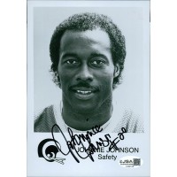 Johnnie Johnson Los Angeles Rams Signed 5x7 Glossy Promo Photo JSA Authenticated
