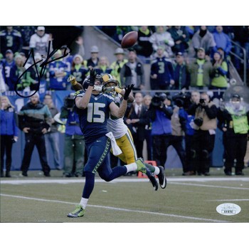 Jermaine Kearse Seattle Seahawks Signed 8x10 Matte Photo JSA Authenticated