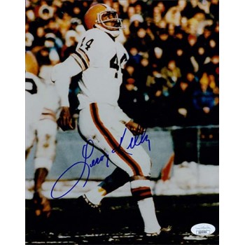 Leroy Kelly Cleveland Browns Signed 8x10 Glossy Photo JSA Authenticated
