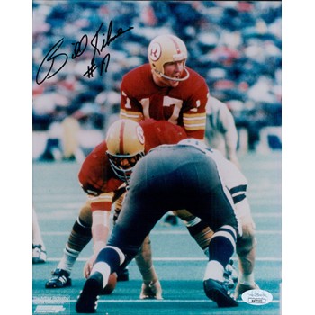 Bill Kilmer Washington Redskins Signed 8x10 Glossy Photo JSA Authenticated
