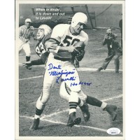 Dante Lavelli Cleveland Browns Signed 8x10 Paper Stock Photo JSA Authenticated