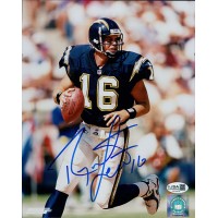 Ryan Leaf San Diego Chargers Signed 8x10 Glossy Photo JSA Authenticated