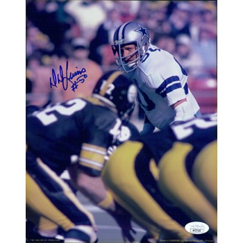 D.D. Lewis Dallas Cowboys Signed 8x10 Glossy Photo JSA Authenticated