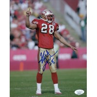 Keith Lewis San Francisco 49ers Signed 8x10 Matte Photo JSA Authenticated
