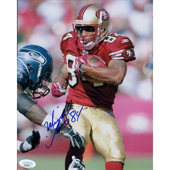 Michael Lewis San Francisco 49ers Signed 8x10 Matte Photo JSA Authenticated