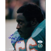 Larry Little Miami Dolphins Signed 8x10 Glossy Photo JSA Authenticated