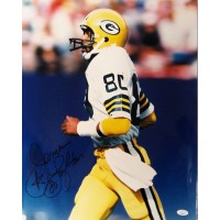 James Lofton Green Bay Packers Signed 16x20 Glossy Photo JSA Authentic Crease