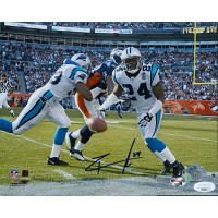 Ricky Manning Jr. Carolina Panthers Signed 8x10 Glossy Photo JSA Authenticated