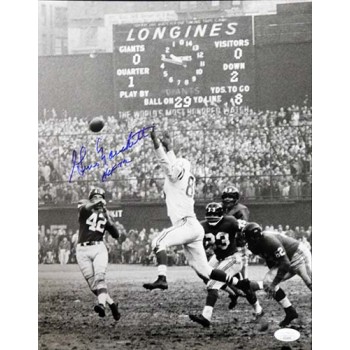 Gino Marchetti Baltimore Colts Signed 11x14 Glossy Photo JSA Authenticated