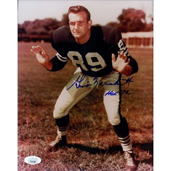 Gino Marchetti Baltimore Colts Signed 8x10 Glossy Photo JSA Authenticated