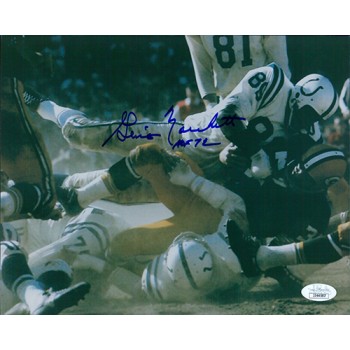 Gino Marchetti Baltimore Colts Signed 8x10 Glossy Photo JSA Authenticated