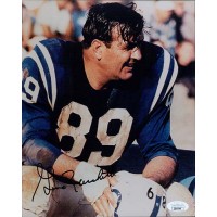 Gino Marchetti Baltimore Colts Signed 8x10 Glossy Photo JSA Authenticated