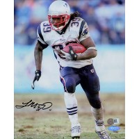 Laurence Maroney New England Patriots Signed 8x10 Photo Steiner Authenticated