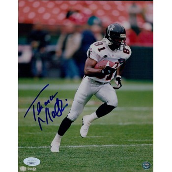 Terance Mathis Atlanta Falcons Signed 8x10 Glossy Photo JSA Authenticated