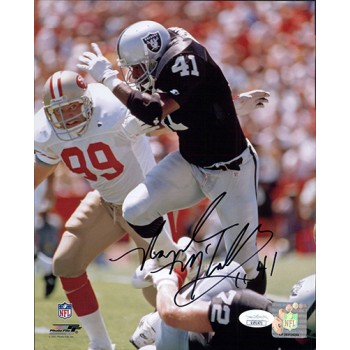 Napoleon McCallum Oakland Raiders Signed 8x10 Glossy Photo JSA Authenticated