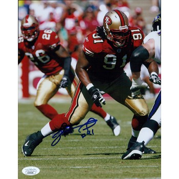 Ray McDonald San Francisco 49ers Signed 8x10 Matte Photo JSA Authenticated