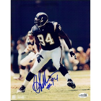 Chris Mims San Diego Chargers Signed 8x10 Glossy Photo JSA Authenticated