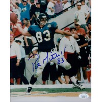 Pete Mitchell Jacksonville Jaguars Signed 8x10 Glossy Photo JSA Authenticated