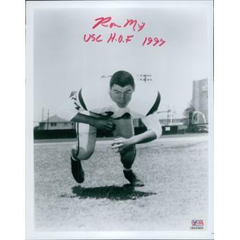 Ron Mix USC Trojans Signed 8x10 Glossy Photo USC HOF 1997 PSA Authenticated