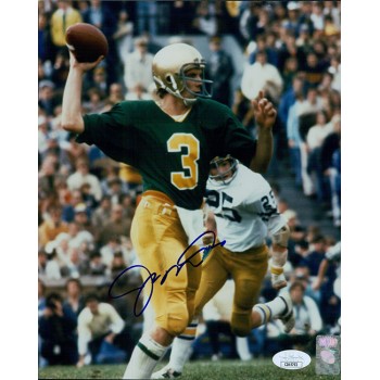 Joe Montana Notre Dame Fighting Irish Signed 8x10 Glossy Photo JSA Authen Smudge