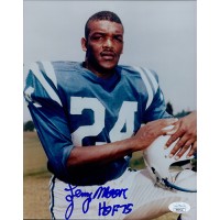 Lenny Moore Baltimore Colts Signed 8x10 Glossy Photo JSA Authenticated