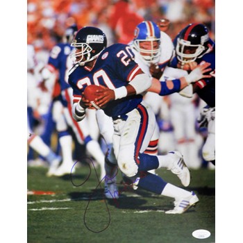 Joe Morris New York Giants Signed 11x14 Matte Photo JSA Authenticated