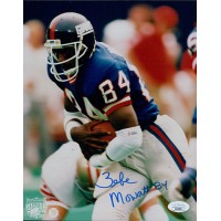 Zeke Mowatt New York Giants Signed 8x10 Glossy Photo JSA Authenticated