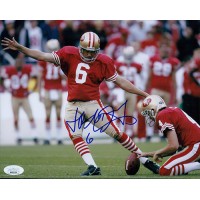 Joe Nedney San Francisco 49ers Signed 8x10 Matte Photo JSA Authenticated