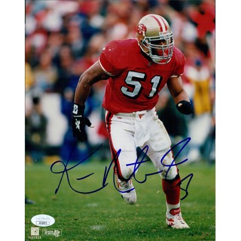 Ken Norton Jr. San Francisco 49ers Signed 8x10 Glossy Photo JSA Authenticated