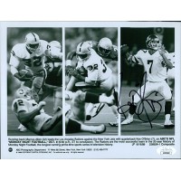 Ken O'Brien New York Jets Signed 7x9 Promo Glossy Photo JSA Authenticated