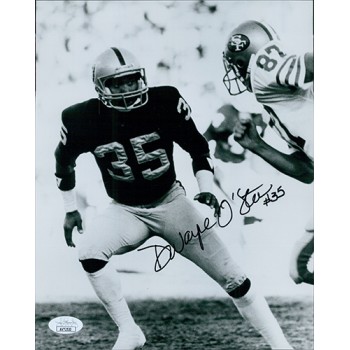 Dwayne O'Steen Oakland Raiders Signed 8x10 Glossy Photo JSA Authenticated