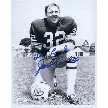 Jack Pardee Washington Redskins Signed 8x10 Paper Photo JSA Authenticated