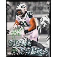 Sione Pouha New York Jets Signed 11x14 Matte Photo JSA Authenticated