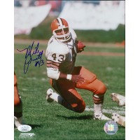 Mike Pruitt Cleveland Browns Signed 8x10 Glossy Photo JSA Authenticated