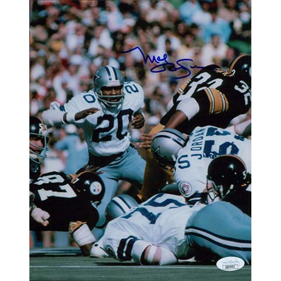 Mel Renfro Dallas Cowboys Signed 8x10 Glossy Photo JSA Authenticated