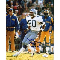 Mel Renfro Dallas Cowboys Signed 8x10 Glossy Photo JSA Authenticated