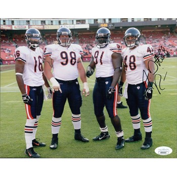 J.D. Reynolds Chicago Bears Signed 8x10 Matte Photo JSA Authenticated