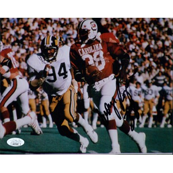 George Rogers South Carolina Gamecocks Signed 8x10 Glossy Photo JSA Authentic