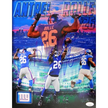 Antrel Rolle New York Giants Signed 11x14 Matte Photo JSA Authenticated