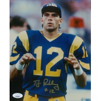 T.J. Rubley Los Angeles Rams Signed 8x10 Glossy Photo JSA Authenticated