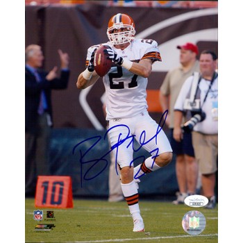 Brian Russell Cleveland Browns Signed 8x10 Glossy Photo JSA Authenticated