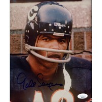 Gale Sayers Chicago Bears Signed 8x10 Glossy Photo JSA Authenticated