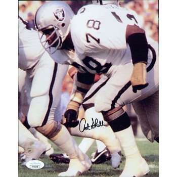 Art Shell Oakland Raiders Signed 8x10 Glossy Photo JSA Authenticated